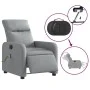 Sillón reclinable de masaje eléctrico tela gris claro de , Sillones - Ref: Foro24-3206690, Precio: 268,72 €, Descuento: %