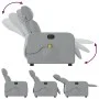 Sillón reclinable de masaje eléctrico tela gris claro de , Sillones - Ref: Foro24-3206690, Precio: 268,72 €, Descuento: %