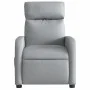 Sillón reclinable de masaje eléctrico tela gris claro de , Sillones - Ref: Foro24-3206690, Precio: 268,72 €, Descuento: %