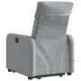 Sillón de masaje reclinable de pie de tela gris claro de , Sillones - Ref: Foro24-3206708, Precio: 304,21 €, Descuento: %
