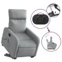 Sillón de masaje reclinable de pie de tela gris claro de , Sillones - Ref: Foro24-3206708, Precio: 304,21 €, Descuento: %