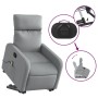Sillón de masaje reclinable de pie de tela gris claro de , Sillones - Ref: Foro24-3206708, Precio: 283,67 €, Descuento: %