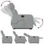 Sillón de masaje reclinable de pie de tela gris claro de , Sillones - Ref: Foro24-3206708, Precio: 304,21 €, Descuento: %