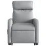 Sillón de masaje reclinable de pie de tela gris claro de , Sillones - Ref: Foro24-3206708, Precio: 304,21 €, Descuento: %