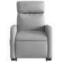 Sillón de masaje reclinable de pie de tela gris claro de , Sillones - Ref: Foro24-3206708, Precio: 283,67 €, Descuento: %