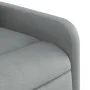 Sillón de masaje reclinable de pie de tela gris claro de , Sillones - Ref: Foro24-3206708, Precio: 304,21 €, Descuento: %