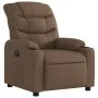 Sillón reclinable eléctrico de tela marrón de , Sillones - Ref: Foro24-3206631, Precio: 294,57 €, Descuento: %