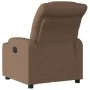 Sillón reclinable eléctrico de tela marrón de , Sillones - Ref: Foro24-3206631, Precio: 294,57 €, Descuento: %