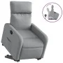 Sillón reclinable elevable de tela gris claro de , Sillones - Ref: Foro24-3206699, Precio: 258,08 €, Descuento: %