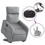 Sillón reclinable elevable de tela gris claro de , Sillones - Ref: Foro24-3206699, Precio: 258,08 €, Descuento: %