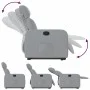 Sillón reclinable elevable de tela gris claro de , Sillones - Ref: Foro24-3206699, Precio: 258,08 €, Descuento: %