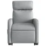 Sillón reclinable elevable de tela gris claro de , Sillones - Ref: Foro24-3206699, Precio: 258,08 €, Descuento: %