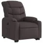 Sillón reclinable elevable tela marrón oscuro de , Sillones - Ref: Foro24-3206650, Precio: 329,42 €, Descuento: %
