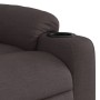 Sillón reclinable elevable tela marrón oscuro de , Sillones - Ref: Foro24-3206650, Precio: 272,18 €, Descuento: %