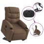 Sillón eléctrico reclinable elevable de tela marrón de , Sillones - Ref: Foro24-3206667, Precio: 350,66 €, Descuento: %