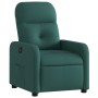 Sillón reclinable eléctrico tela verde oscuro de , Sillones - Ref: Foro24-3206783, Precio: 231,46 €, Descuento: %