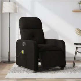 Sillón reclinable de masaje eléctrico tela negro de , Sillones - Ref: Foro24-3206788, Precio: 269,71 €, Descuento: %