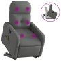 Silla de masaje reclinable de pie de tela gris oscuro de , Sillones - Ref: Foro24-3206805, Precio: 253,05 €, Descuento: %