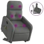 Silla de masaje reclinable de pie de tela gris oscuro de , Sillones - Ref: Foro24-3206805, Precio: 269,88 €, Descuento: %