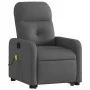 Silla de masaje reclinable de pie de tela gris oscuro de , Sillones - Ref: Foro24-3206805, Precio: 269,88 €, Descuento: %