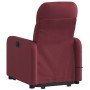 Sillón reclinable de masaje elevable tela rojo tinto de , Sillones - Ref: Foro24-3206807, Precio: 268,96 €, Descuento: %