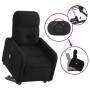 Sillón de masaje eléctrico reclinable elevable tela negro de , Sillones - Ref: Foro24-3206824, Precio: 327,61 €, Descuento: %