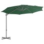 Sombrilla de jardín con base portátil verde de vidaXL, Sombrillas - Ref: Foro24-276340, Precio: 171,43 €, Descuento: %