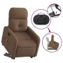 Sillón de masaje eléctrico reclinable elevable tela marrón de , Sillones - Ref: Foro24-3206826, Precio: 350,83 €, Descuento: %