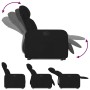 Sillón reclinable elevable tela negro de , Sillones - Ref: Foro24-3206701, Precio: 223,11 €, Descuento: %