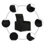 Sillón reclinable elevable tela negro de , Sillones - Ref: Foro24-3206701, Precio: 223,11 €, Descuento: %