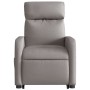 Sillón reclinable de masaje elevable tela gris taupé de , Sillones - Ref: Foro24-3206715, Precio: 268,98 €, Descuento: %