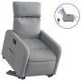 Sillón eléctrico reclinable elevable de tela gris claro de , Sillones - Ref: Foro24-3206717, Precio: 289,23 €, Descuento: %