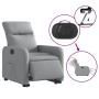 Sillón eléctrico reclinable elevable de tela gris claro de , Sillones - Ref: Foro24-3206717, Precio: 289,23 €, Descuento: %
