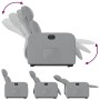 Sillón eléctrico reclinable elevable de tela gris claro de , Sillones - Ref: Foro24-3206717, Precio: 289,23 €, Descuento: %