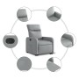 Sillón eléctrico reclinable elevable de tela gris claro de , Sillones - Ref: Foro24-3206717, Precio: 289,23 €, Descuento: %