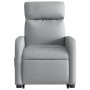 Sillón eléctrico reclinable elevable de tela gris claro de , Sillones - Ref: Foro24-3206717, Precio: 289,23 €, Descuento: %