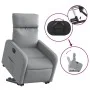 Sillón eléctrico reclinable elevable de tela gris claro de , Sillones - Ref: Foro24-3206717, Precio: 307,78 €, Descuento: %