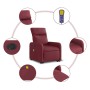 Sillón de masaje elevable eléctrico tela rojo tinto de , Sillones - Ref: Foro24-3206729, Precio: 330,95 €, Descuento: %