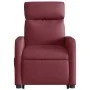 Sillón de masaje elevable eléctrico tela rojo tinto by , Armchairs - Ref: Foro24-3206729, Price: 354,51 €, Discount: %