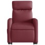 Sillón de masaje elevable eléctrico tela rojo tinto de , Sillones - Ref: Foro24-3206729, Precio: 330,95 €, Descuento: %