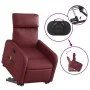 Sillón reclinable de masaje de pie cuero artificial rojo tinto by , Armchairs - Ref: Foro24-3206760, Price: 327,95 €, Discoun...