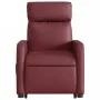 Sillón reclinable de masaje de pie cuero artificial rojo tinto by , Armchairs - Ref: Foro24-3206760, Price: 327,95 €, Discoun...
