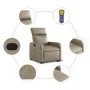 Sillón reclinable masaje pie cuero artificial color capuchino de , Sillones - Ref: Foro24-3206762, Precio: 304,27 €, Descuent...