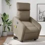 Sillón reclinable de masaje eléctrico cuero sintético capuchino de , Sillones - Ref: Foro24-3206776, Precio: 357,40 €, Descue...