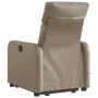 Sillón reclinable de masaje eléctrico cuero sintético capuchino de , Sillones - Ref: Foro24-3206776, Precio: 357,40 €, Descue...