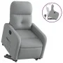 Sillón reclinable elevable de tela gris claro de , Sillones - Ref: Foro24-3206795, Precio: 266,60 €, Descuento: %