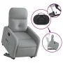Sillón reclinable elevable de tela gris claro de , Sillones - Ref: Foro24-3206795, Precio: 266,60 €, Descuento: %