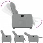 Sillón reclinable elevable de tela gris claro de , Sillones - Ref: Foro24-3206795, Precio: 250,12 €, Descuento: %