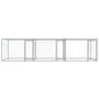 Jaula de perros con puertas acero galvanizado gris 6x2x1,5 m de , Casetas y cercados para perros - Ref: Foro24-3209574, Preci...