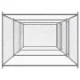 Jaula de perros con puertas acero galvanizado gris 6x2x1,5 m de , Casetas y cercados para perros - Ref: Foro24-3209574, Preci...